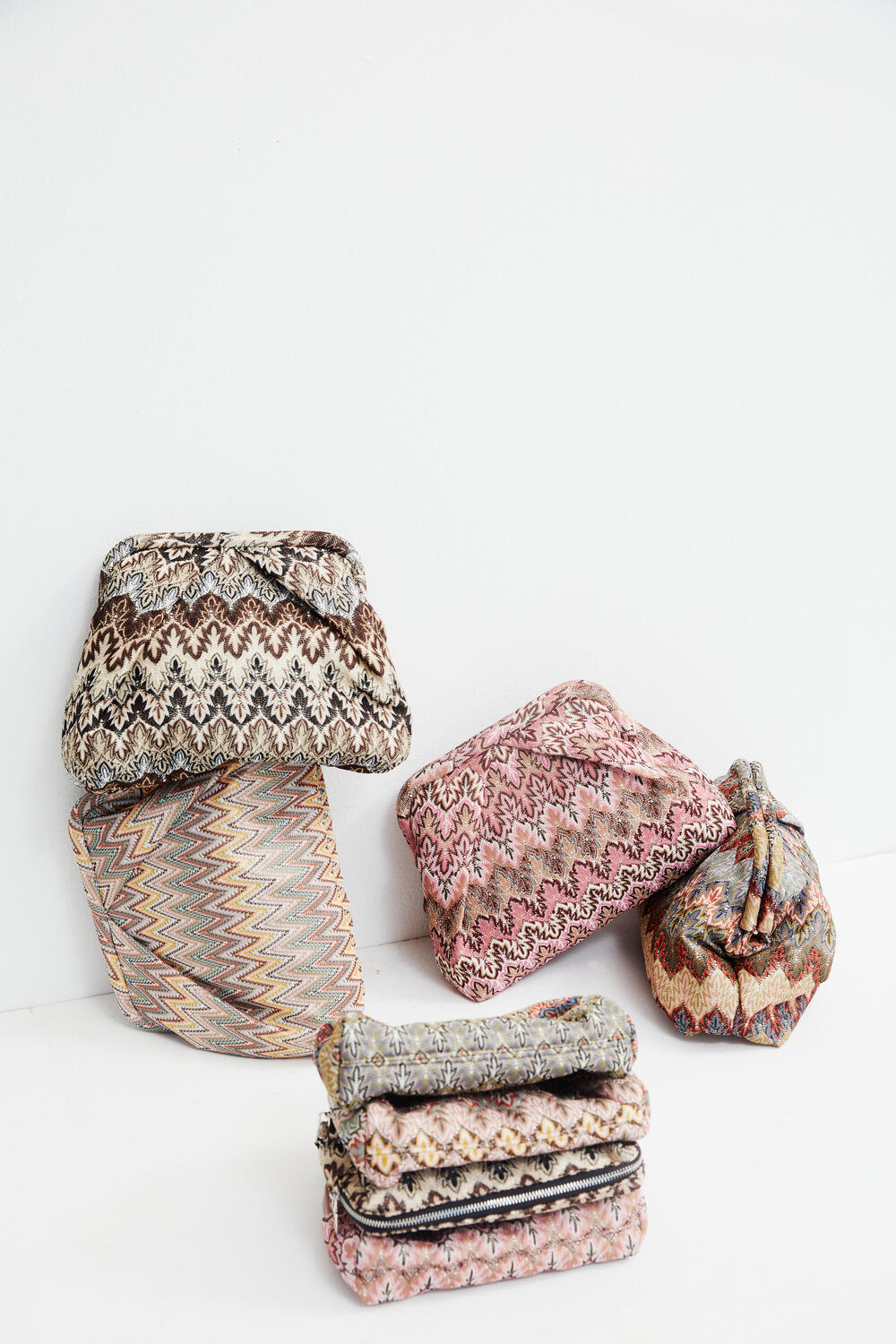 Pala Bonita clutch - Rose/Yellow/Green